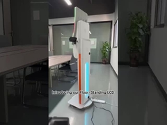 Kiosque de commande en libre-service au sol pour la bibliothèque de l'hôtel Hotpot Menu LCD POS mobile