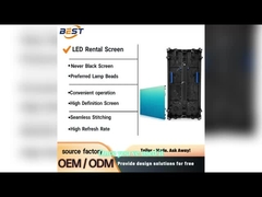 Mur d'affichage vidéo modulaire à contrôle cloud pour la location d'écrans LED interactifs mobiles