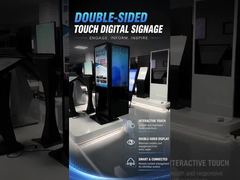 Affichage de signalisation numérique sur pied double face