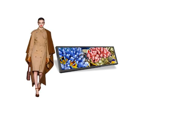 qualité  Custom Stretched Bar LCD Display , Digital Shelf Display Supermarket usine