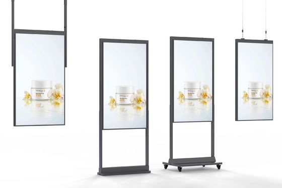 qualité  32 inch Shop Window Screen Full Color 2500nits Wall Mounted Digital Advertising Screen usine