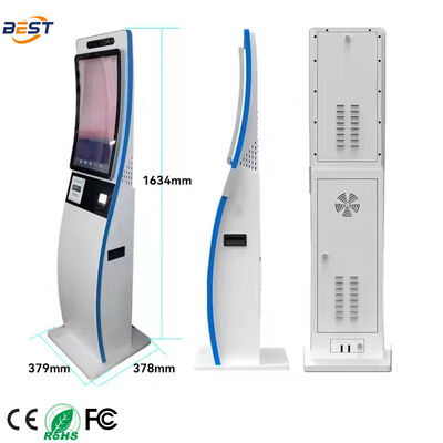 qualité  21.5/27 Inch Self-Service Kiosk Android/Windows Touch Screen Printer/QR Scanner Cash Payment-OEM Including Barcode Reader SDK usine