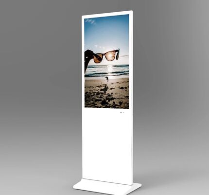 Écran tactile interactif LCD intérieur de 55 pouces Signalisation numérique avec 350 Cd / m2 Lumière et Cortex-A17 quad-core