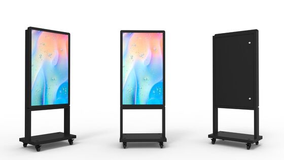 Affichage LCD extérieur résistant à l'eau 55/65 pouces IP65 Signage numérique LCD extérieur avec 2500 Cd/m2 Lumière Affichage LCD tactile