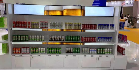 47Écran LCD allongé de 0,1 pouce Écran personnalisé sur étagère de supermarché