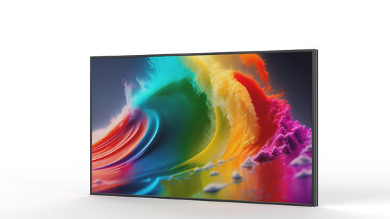 55 65 pouces Intérieur Haute luminosité Plafond suspendu Publicité d'un seul côté Affichage numérique fenêtre Écran LCD