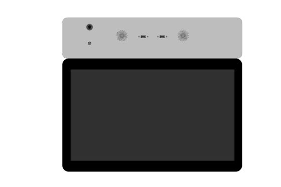 23.6 pouces Lectère électronique Podium Interactif Enseignement Smart Lectère pour le projet scolaire