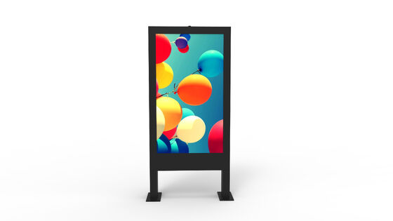 Écran de signalisation numérique LCD extérieur de 75 pouces avec une luminosité de 2 500 Cd/m² et un processeur Quad-Core RK3568
