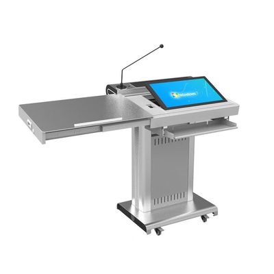 Pupitre futé de podium de Digital d'enseignant de double système d'écran tactile pour la salle de classe d'école