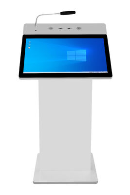 Smart Digital Podium Lectern avec Intel i5 6ème, 27 pouces affichage et 350 Cd/m2 luminosité pour la salle de classe scolaire