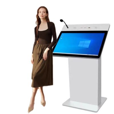 E-Learning Smart Lectern avec Intel i5 6ème processeur, affichage de 27 pouces et luminosité de 350 Cd / m2 pour l'enseignement intelligent