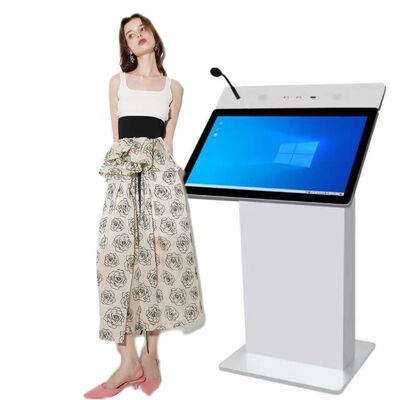 Pupitre intelligent Intel i5 6ème avec podium pour écran tactile de 23,6 pouces et luminosité de 350 nits