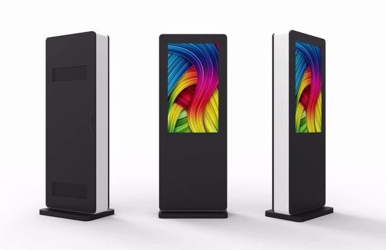 Lecteur multimédia totem de 55 pouces LCD extérieur avec système d'exploitation Android