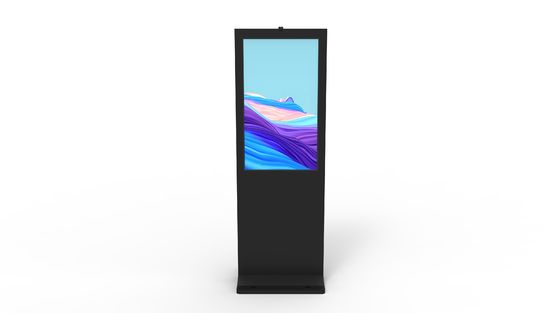 Lecteur multimédia totem de 55 pouces LCD extérieur avec système d'exploitation Android