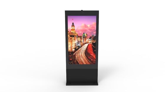Affichage d'affichage numérique extérieur de résolution 4K avec luminosité de 2500 nits et écran publicitaire LCD imperméable à l'eau IP65