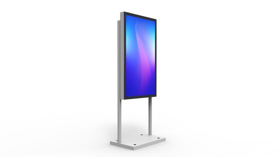 Affichage LCD extérieur de 55 pouces Publicité Totem Media Player Affichage numérique avec système d'exploitation Android