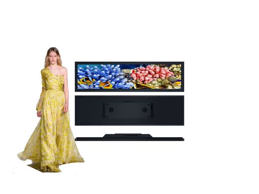 Moniteur à écran large affichage LCD à barre étendue 29,3 pouces pour étagère de supermarché