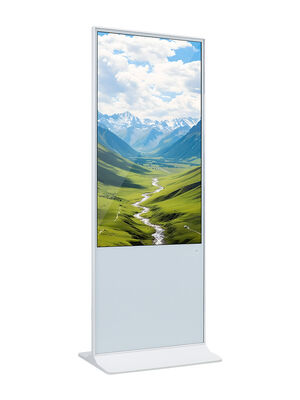 Kiosque d'écran tactile 55 pouces Android OS avec 350 nits Lumière affichage publicitaire LCD affichage numérique