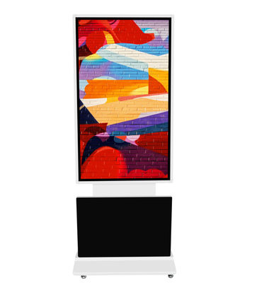 Affichage de signalisation numérique intérieur verticale 4K plein écran Affichage publicitaire LCD 43 pouces