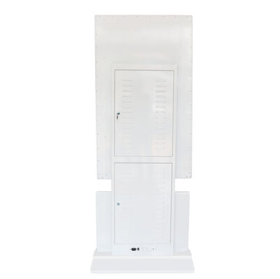 Kiosque à écran tactile sur pied à rotation de 55 pouces avec système Win 10 et luminosité de 350 Cd/m²