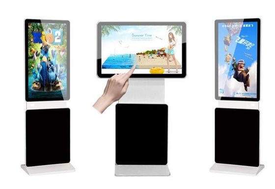 Écran tactile intérieur Kiosque d'information 2k Affichage des médias Lecteur publicitaire Lcd numérique vertical