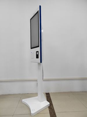 21.5 pouces Android LCD Self-Order Kiosque de paiement pour le système POS du restaurant McDonald avec imprimante et logiciel de commande