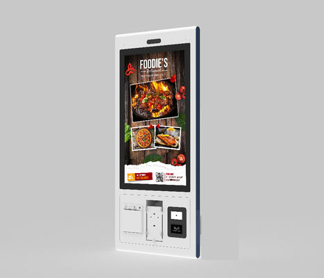 Tout en un bureau Kiosque d'auto-commande Système Android Kiosque de paiement en libre-service Kiosque d'auto-commande