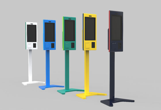 Kiosque tactile Android Windows 15.6 21.5 32 pouces Kiosque de paiement en libre-service avec imprimante thermique Scanneur de code QR