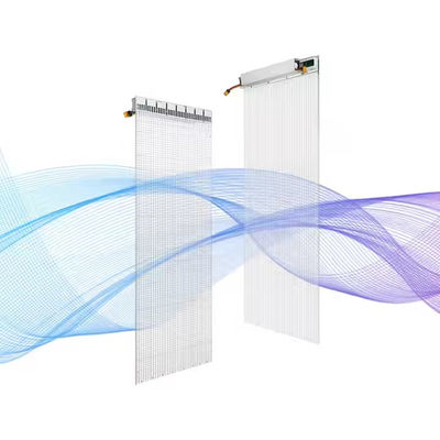 Écran LED transparent IP43 imperméable à l'eau 5000 nits luminosité 80% transmission de la lumière Installation facile
