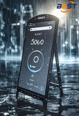 Affichage extérieur P2.5 Portable LED avec batterie 10H 4500Nits IP65 étanche pour la publicité commerciale