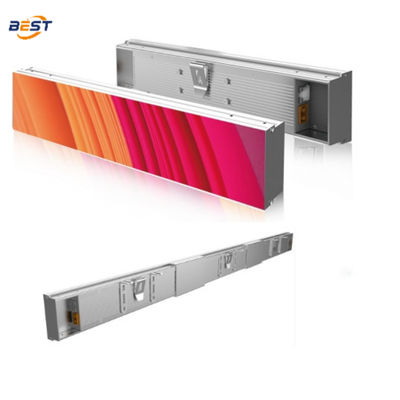 Écran d'étagère à LED de taille personnalisée HD à l'intérieur 300-1200x60 mm Armoire à profil en aluminium Taux de rafraîchissement 3840Hz