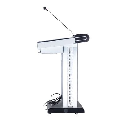 Podium numérique intelligent caché pour Android/Windows Mobile avec gestion des câbles, panneau de densité 720 kg/m3, revêtement phosphaté