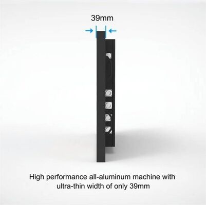 Affichage numérique LCD extérieur avec 30 mm d'épaisseur IK10 verre trempé et IP66 résistant aux intempéries pour la publicité