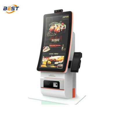 21Kiosque de commande en libre-service de 5 pouces avec 10 points de contact capacitif et système de point de vente Intel Core I3