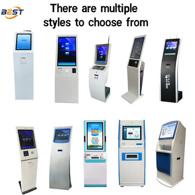 Système de gestion des files d'attente LCD à écran tactile Machine distributeur de billets avec impression thermique et plusieurs langues