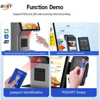 Système POS tout-en-un personnalisable avec écran de 21,5 pouces et processeur Intel Core i5 pour le commerce de détail et le restaurant