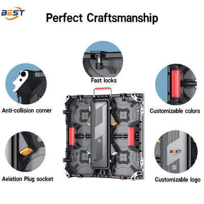 Mur d'affichage vidéo modulaire à contrôle cloud pour la location d'écrans LED interactifs mobiles