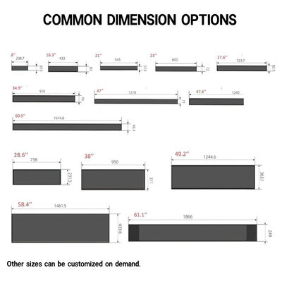 Stretched Bar LCD Display with WLED Back Light