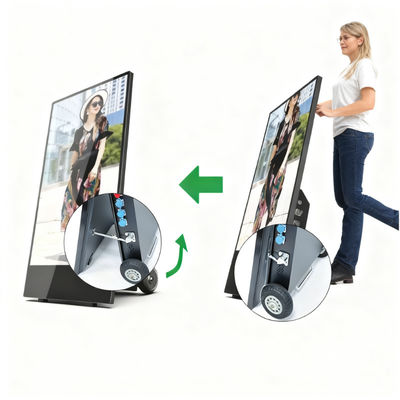 Freestanding Outdoor LCD Digital Signage with 16GB Storage and 178° Viewing Angle on 32 Inch TFT-LCD Non Touch Display