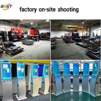 Borne de paiement en libre-service haute résolution avec processeur Intel Core i3 pour restaurants et magasins