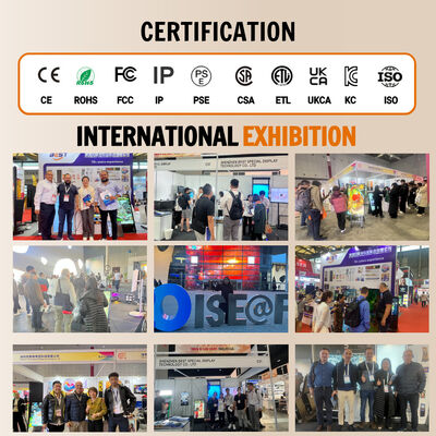 Roues mobiles prêtes à l'emploi de l'affichage à LED SMD1212 de réception d'intérieur de P1.8 GOB