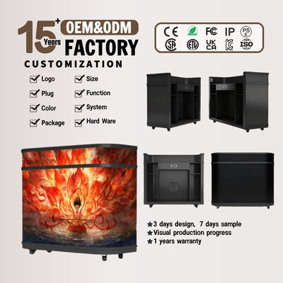 Taux de rafraîchissement élevé commercial de l'écran SMD1515 IP43 3840Hz de la réception LED de P2.5 GOB