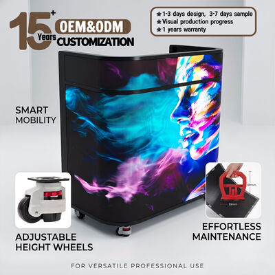 Taux de rafraîchissement élevé commercial de l'écran SMD1515 IP43 3840Hz de la réception LED de P2.5 GOB