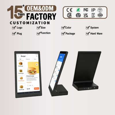 10.1″ / 15.6″ Écran tactile en forme de L pour affichage numérique de bureau | Borne Android avec lecture en boucle et contrôle à distance WiFi