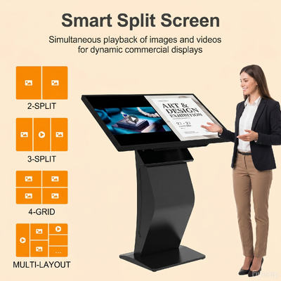 Kiosque en libre-service avec écran tactile Android de 32 pouces avec toucher capacitif à 10 points pour une signalisation numérique interactive