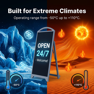 Affichage mobile à LED extérieur P2.5 avec 4500 nits de haute luminosité et un panneau LED portable à batterie de 65 000 mAh