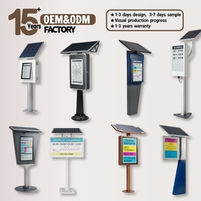 Écran E-Paper CMYKW de 31,5 pouces avec protection IP65 pour la signalisation solaire extérieure