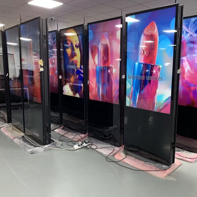 Affichage numérique LCD sur pied intérieur | Kiosque à écran tactile 4K