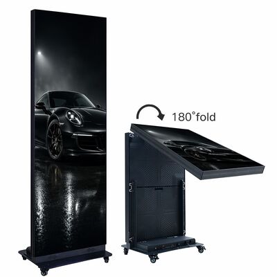 P2.5 Affichage d'affiche LED pliable portable haute luminosité 640x1920 mm