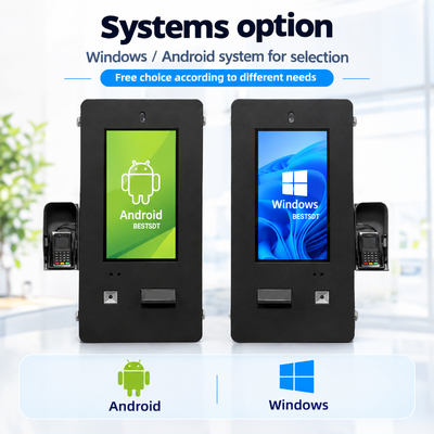 Kiosque de commande multifonctionnel en libre-service, imprimante de paiement, Scanner, caméra, Module Audio, Terminal